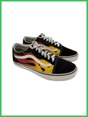 Vans Old Skool “Flame” Low Top Skate Unisex Sneakers